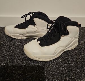 Jordan Kids Black and White Sneakers